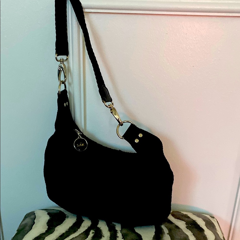 The Sak Ladies hand crochet shoulder handbag